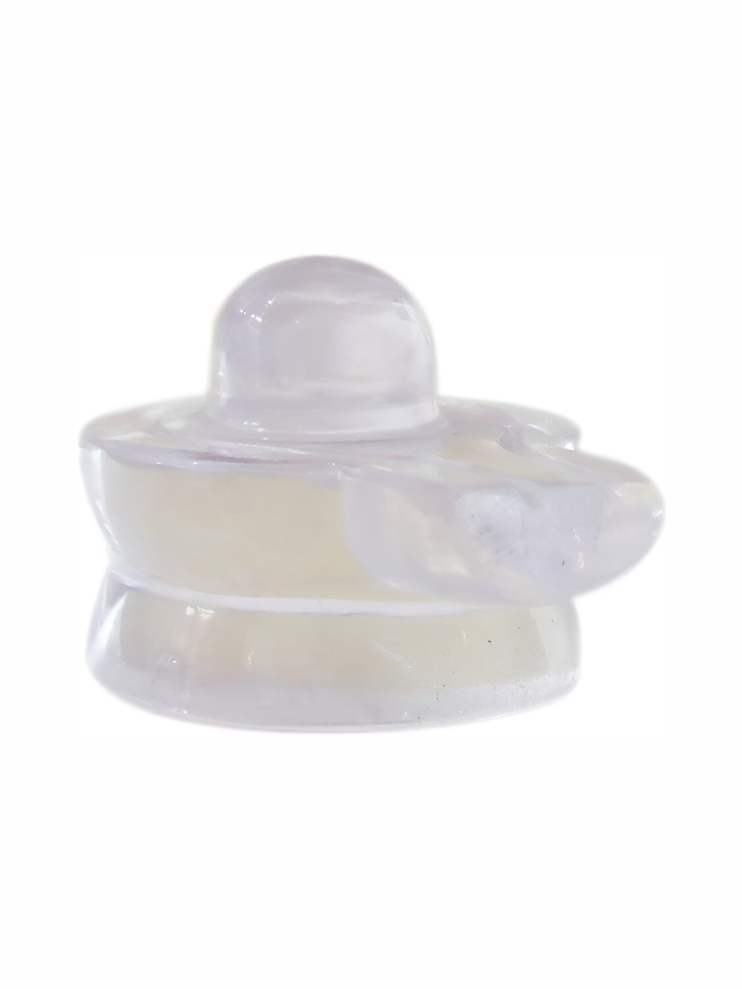 

Navyaksh Transparent Crystal Shivling Showpiece