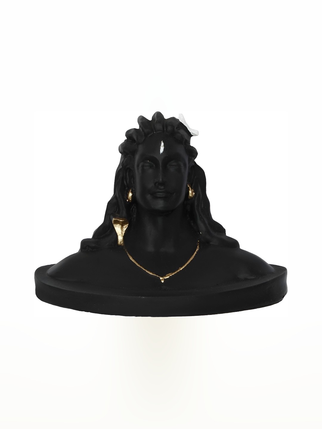 

Navyaksh Black & Gold Toned Adiyogi Bhagwan Shiv Ji Showpiece