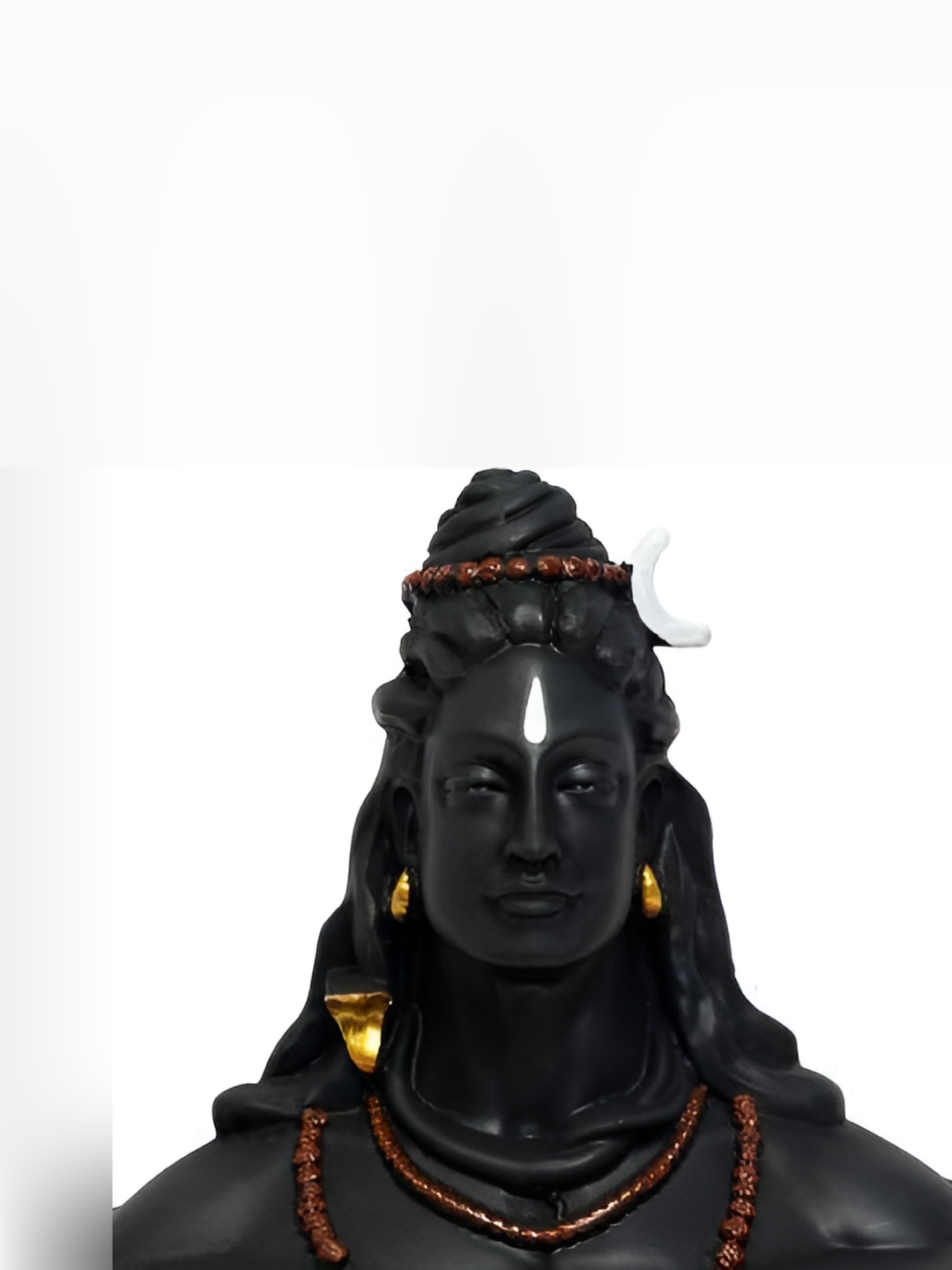 

Navyaksh Black Adiyogi Shiva God Idols Statue Showpiece