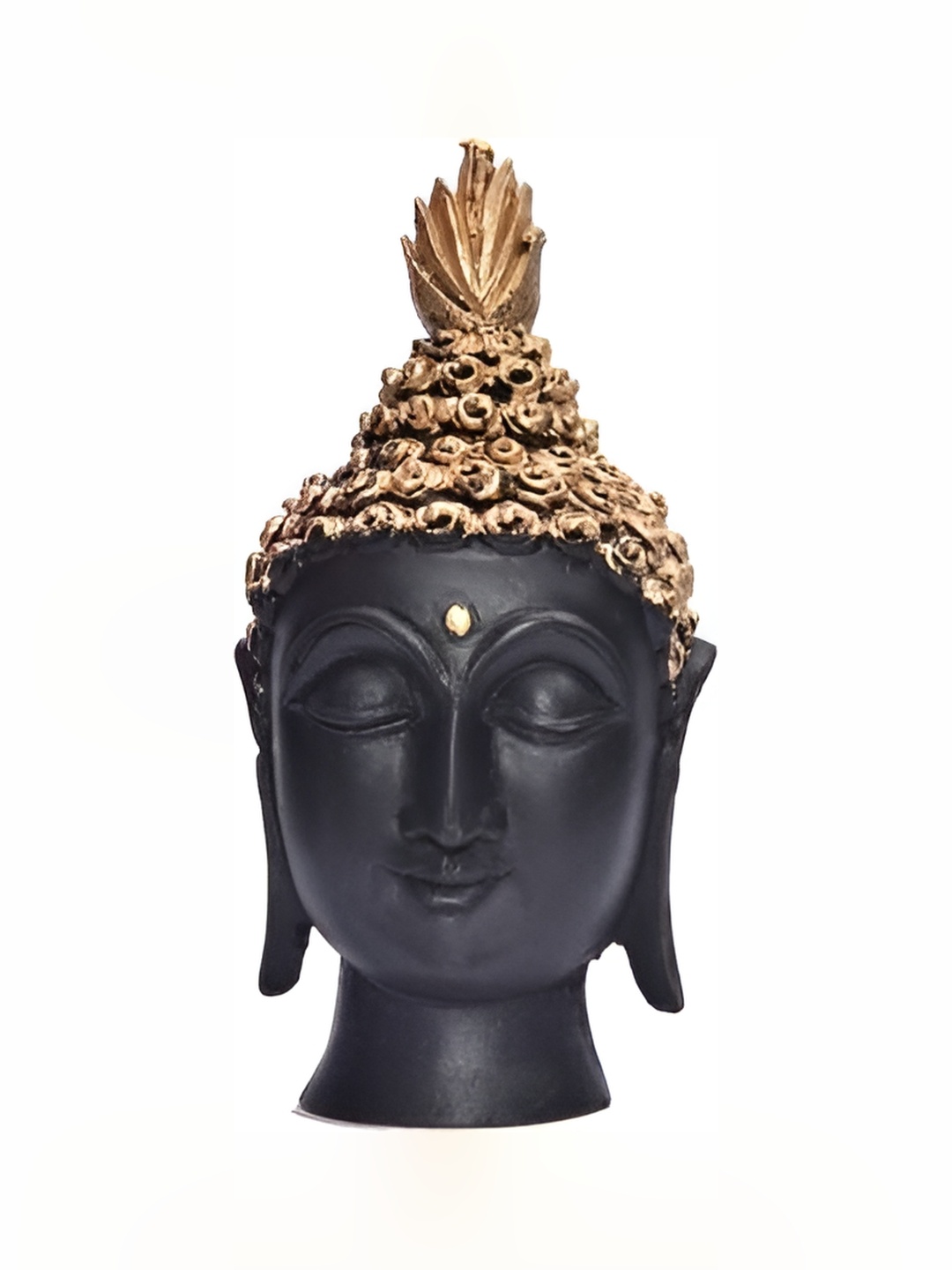 

Navyaksh Black Buddha Fengshui Showpiece