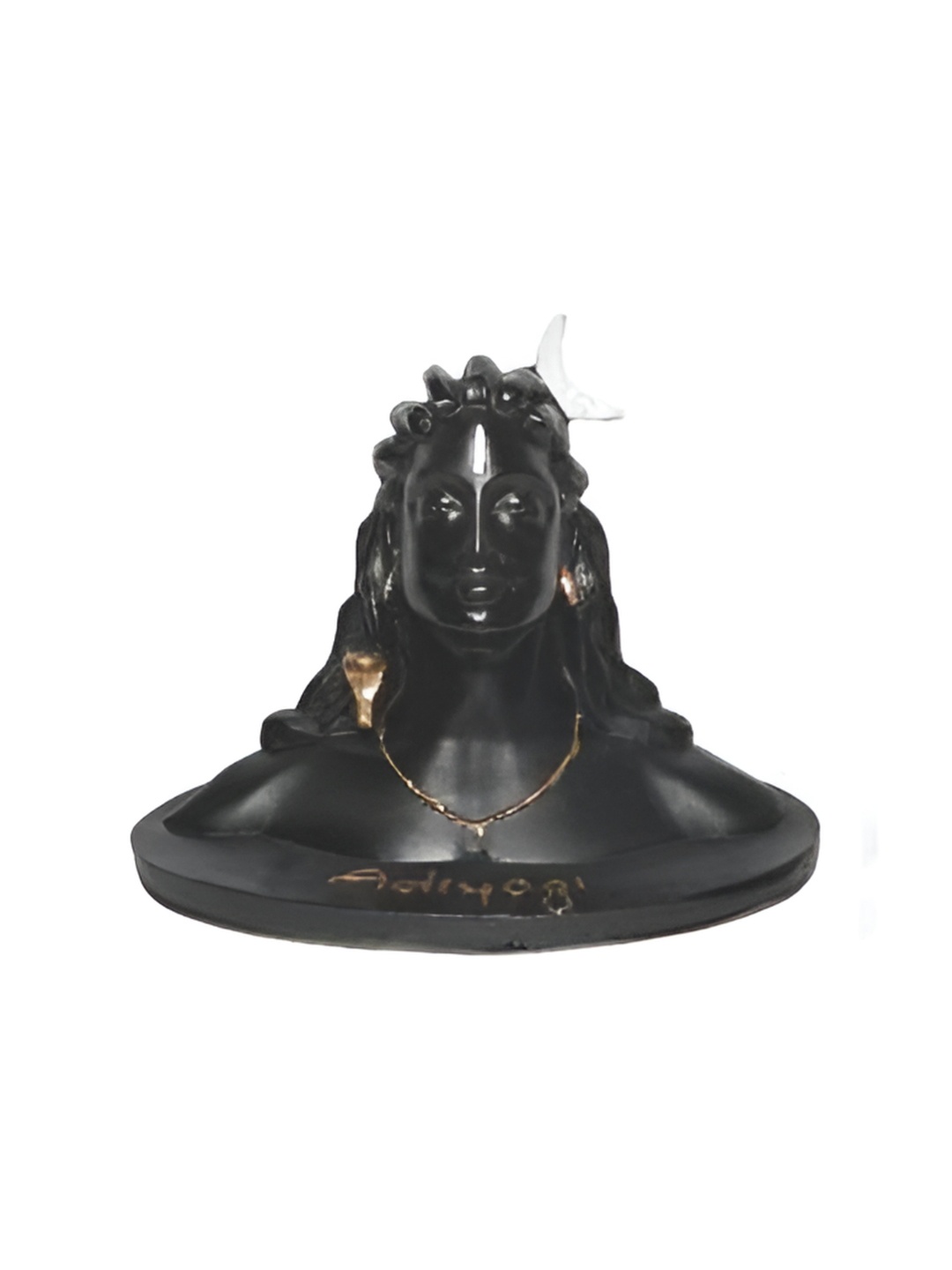 

Navyaksh Black Adiyogi Shiva Showpiece