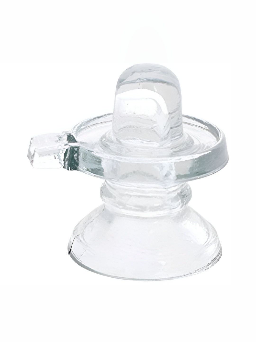 

Navyaksh Transparent Glass Shiva Lingam Showpiece