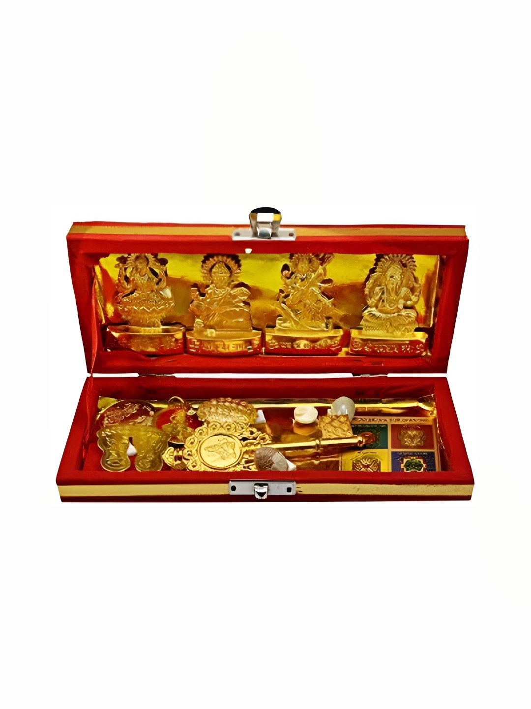 

Navyaksh Gold Toned Religious Metal Showpiece