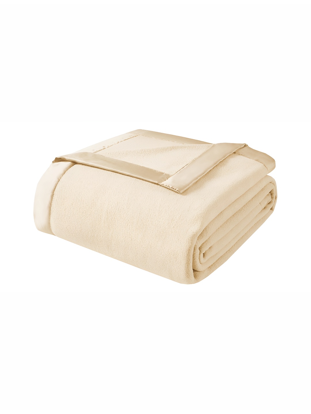 

bsb home Beige Fleece AC Room 210 GSM Double Bed Blanket