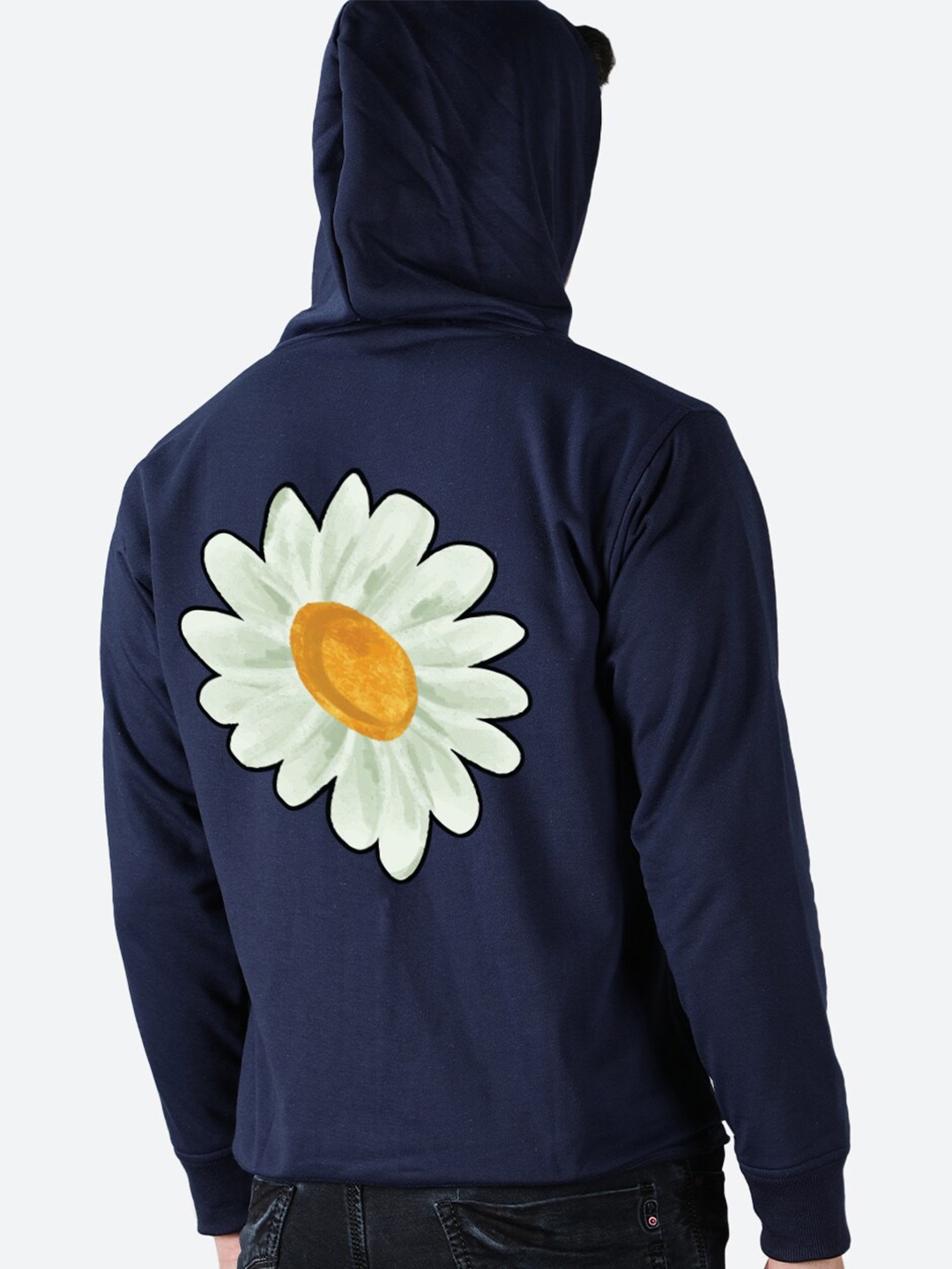 

Mad Over Print Floral Printed Fleece Pullover Sweatshirt, Blue