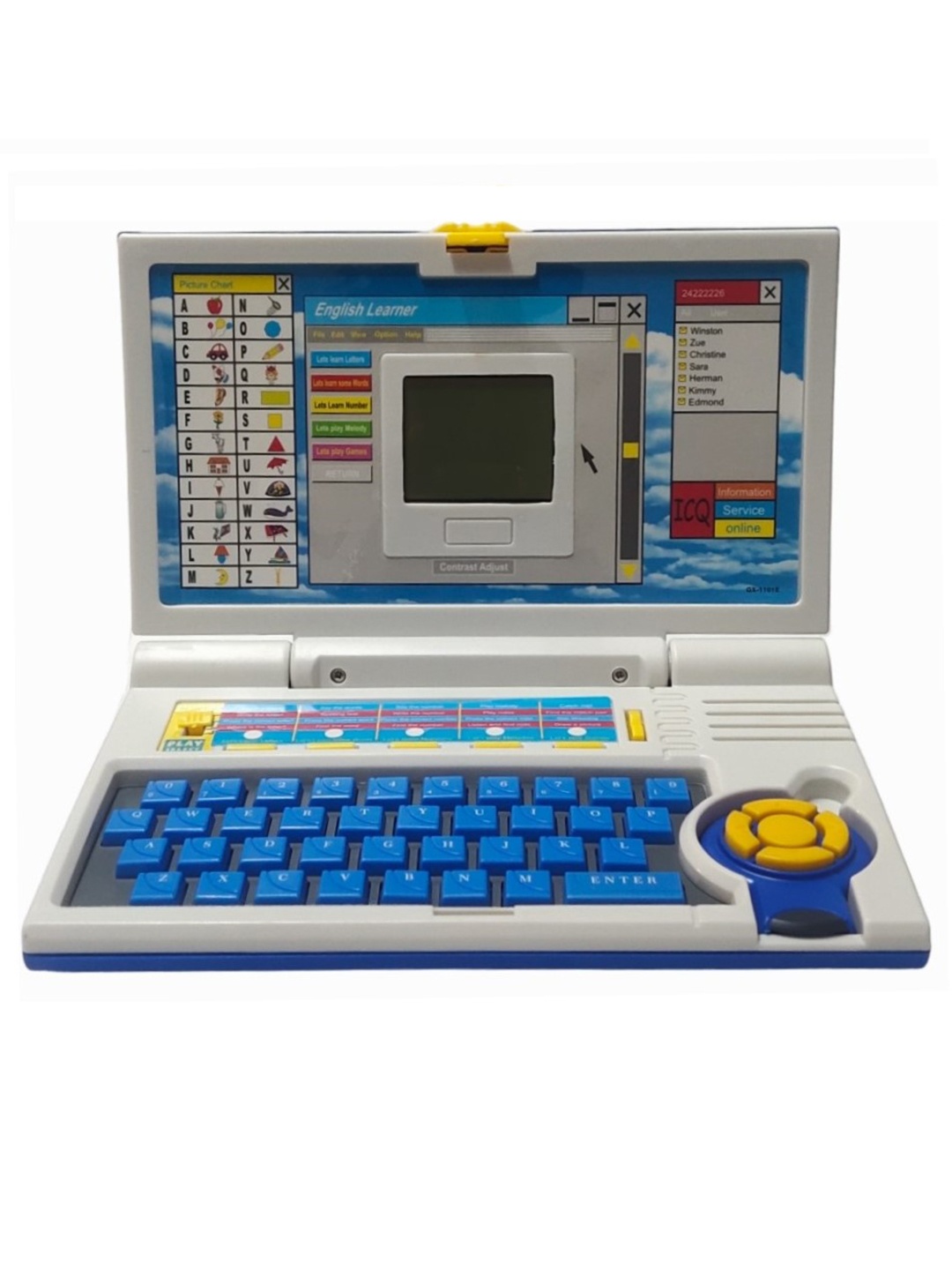 

OPINA Kids Educational Learner Laptop with 20 Fun Activities, Blue