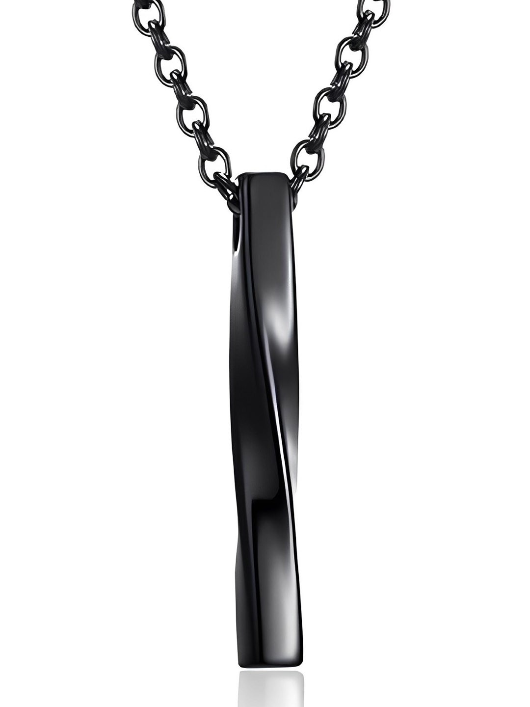 

KARISHMA KREATIONS Men Stainless Steel Pendant With Chain, Black