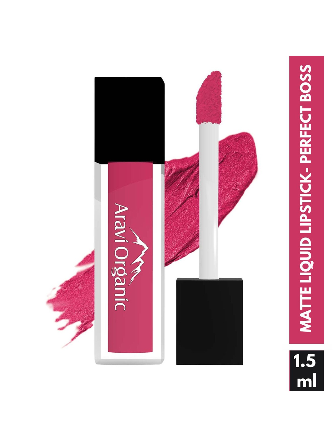 

Aravi Organic Soft Pink Matte LongStay Liquid Lipstick with Vitamin E 1.5ml - Perfect Boss