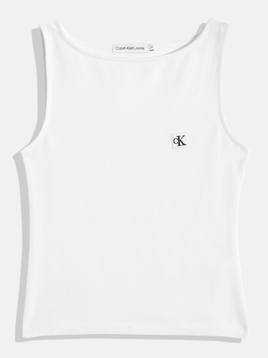 

Calvin Klein Jeans Girls Tank T-shirt, White