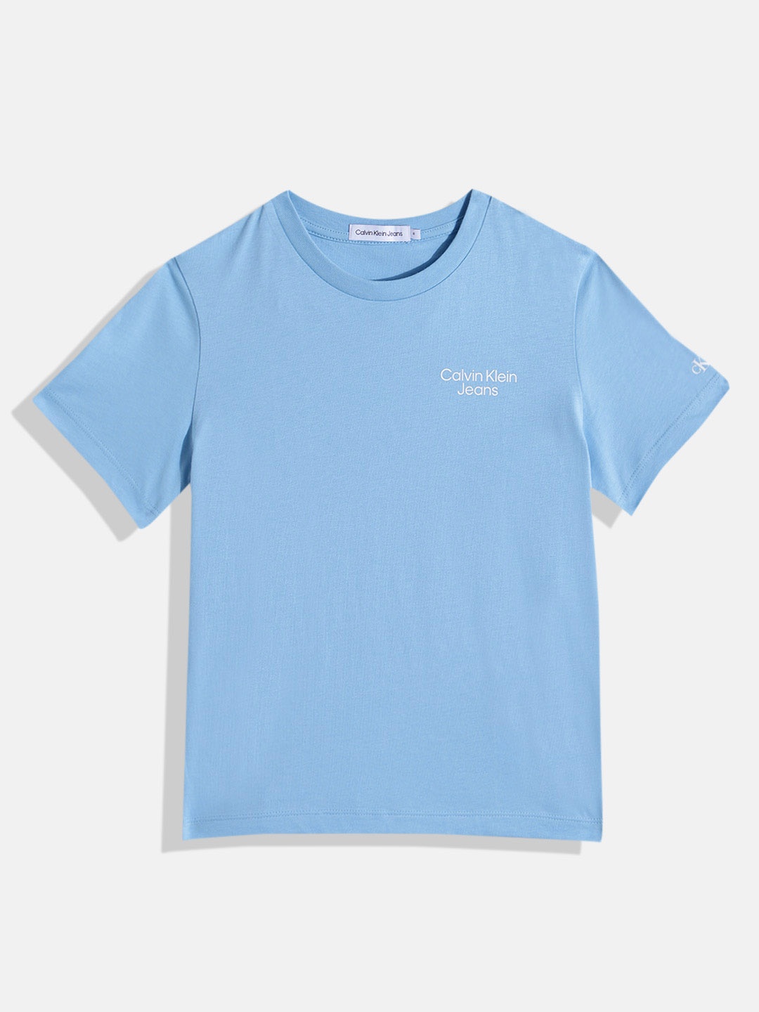 

Calvin Klein Jeans Boys Pure Cotton T-shirt, Blue