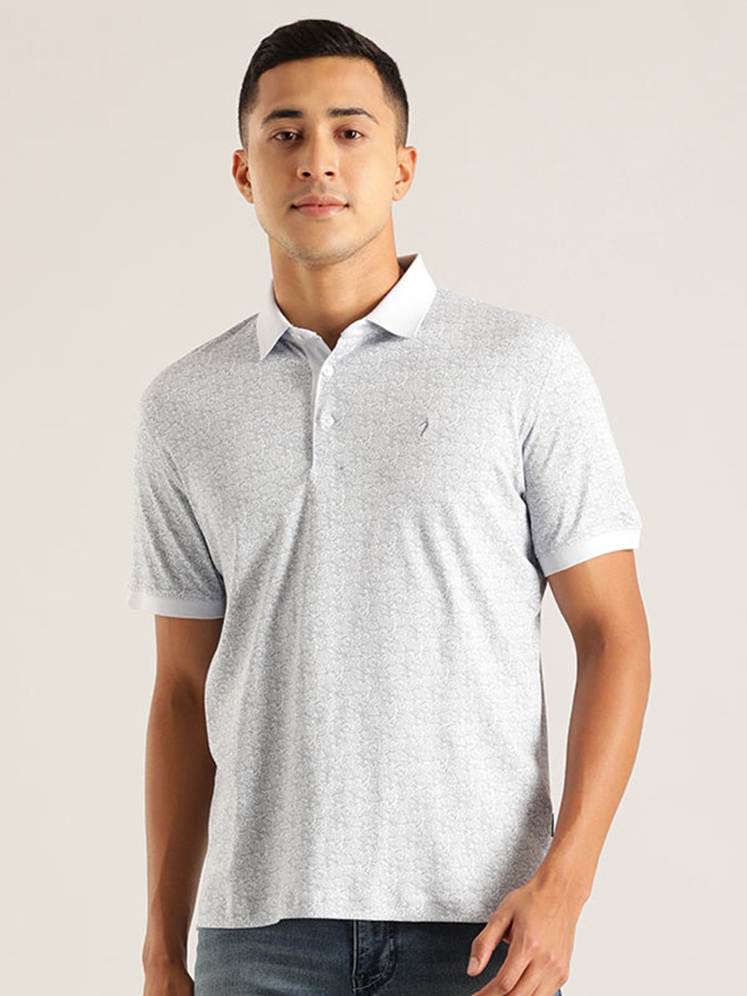 

Indian Terrain Polo Collar Pockets T-shirt, Blue