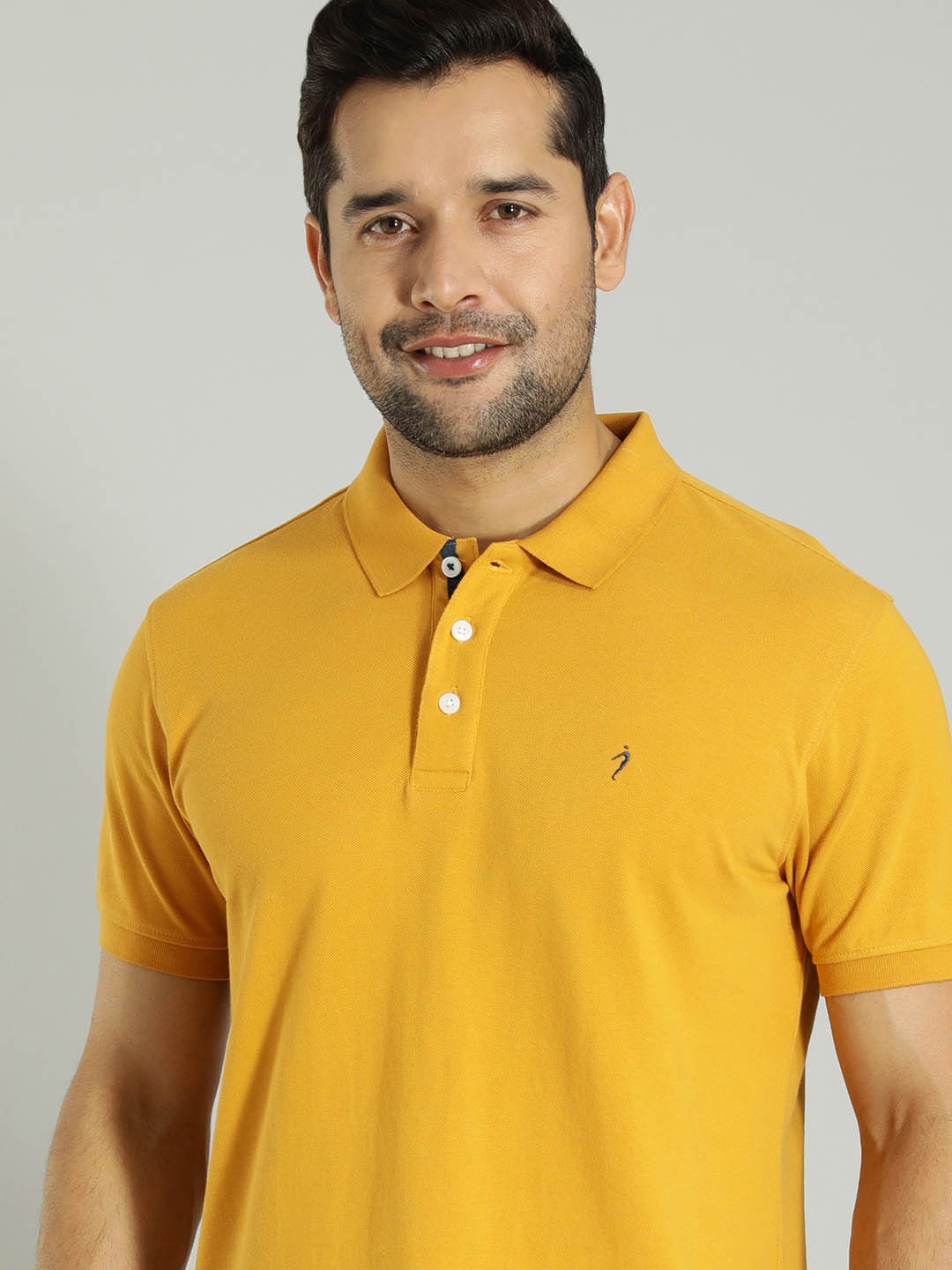 

Indian Terrain Polo Collar T-shirt, Yellow