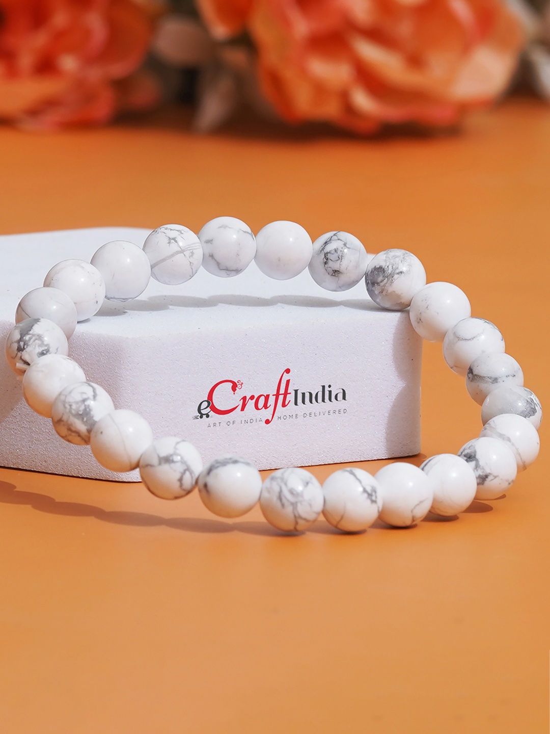 

eCraftIndia Unisex Pack 2 Bracelet, White