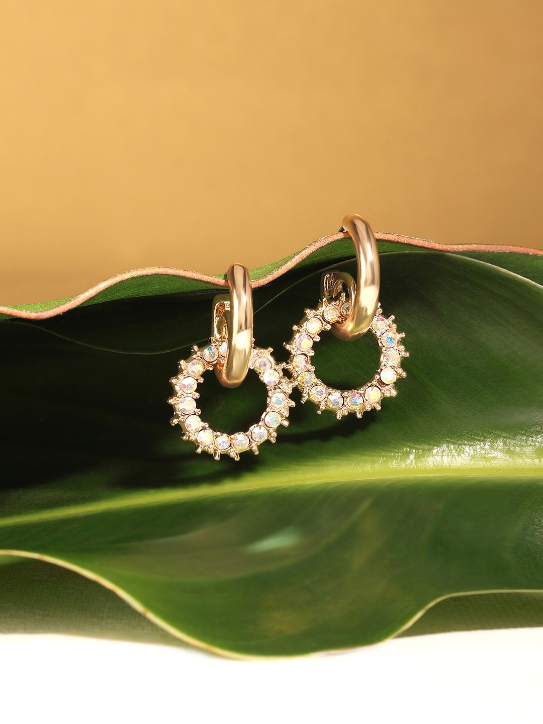 

Zaveri Pearls Multicoloured Contemporary Drop Earrings, Multi
