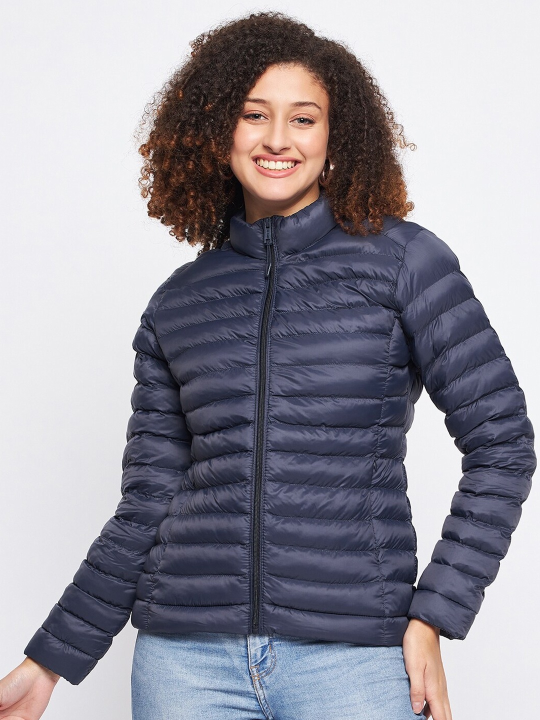 

Okane Lightweight Puffer Jacket, Navy blue