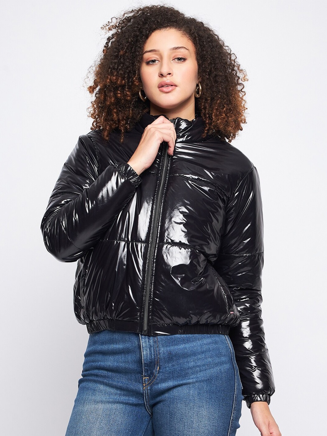 

Okane Lightweight Bomber Jacket, Black