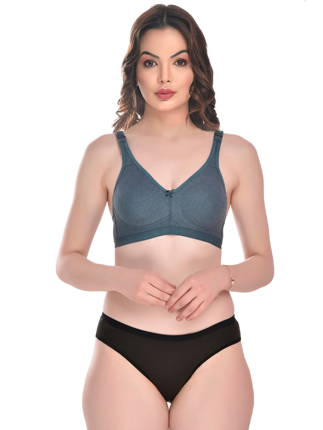 

SGC SWEDEN Non Padded Lingerie Set, Blue