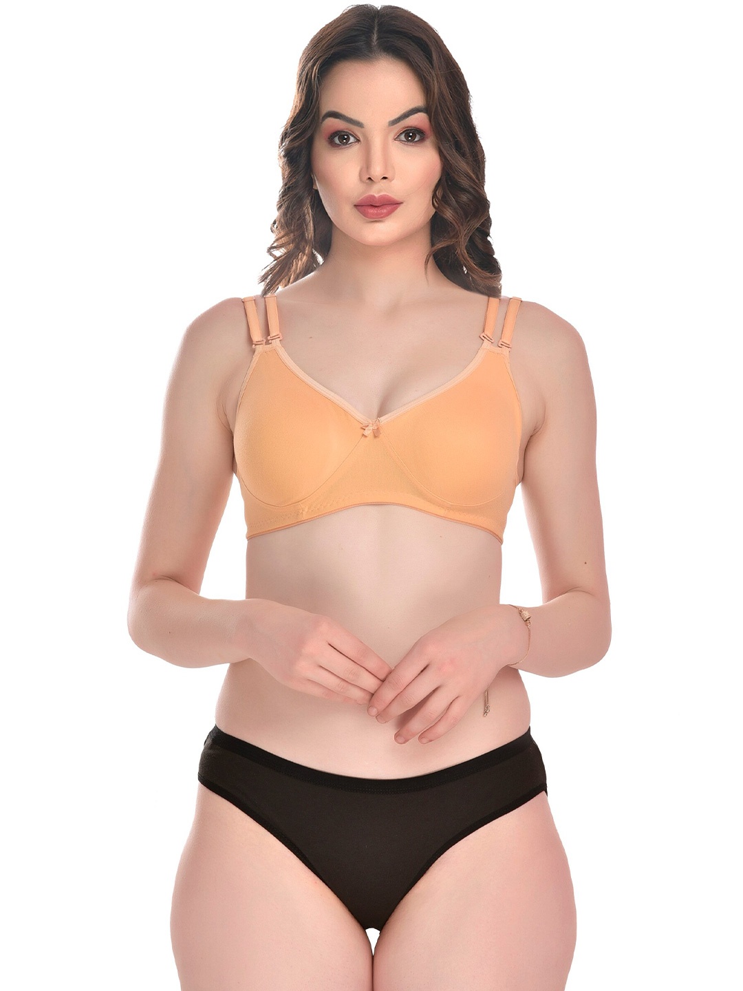 

SGC SWEDEN Non-Padded Lingerie Set, Yellow