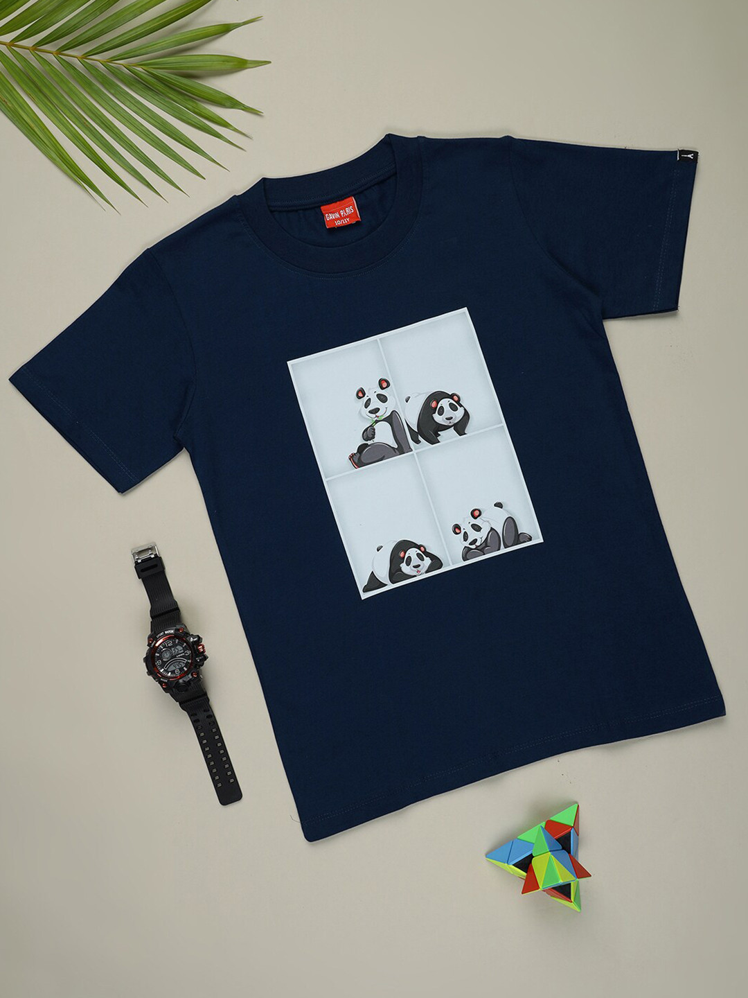 

Gavin Paris Girls Printed Pure Cotton T-shirt, Blue