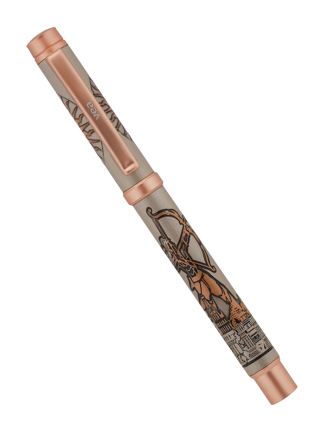 

VEA Jai Shree Ram Rollerball Pen, Silver