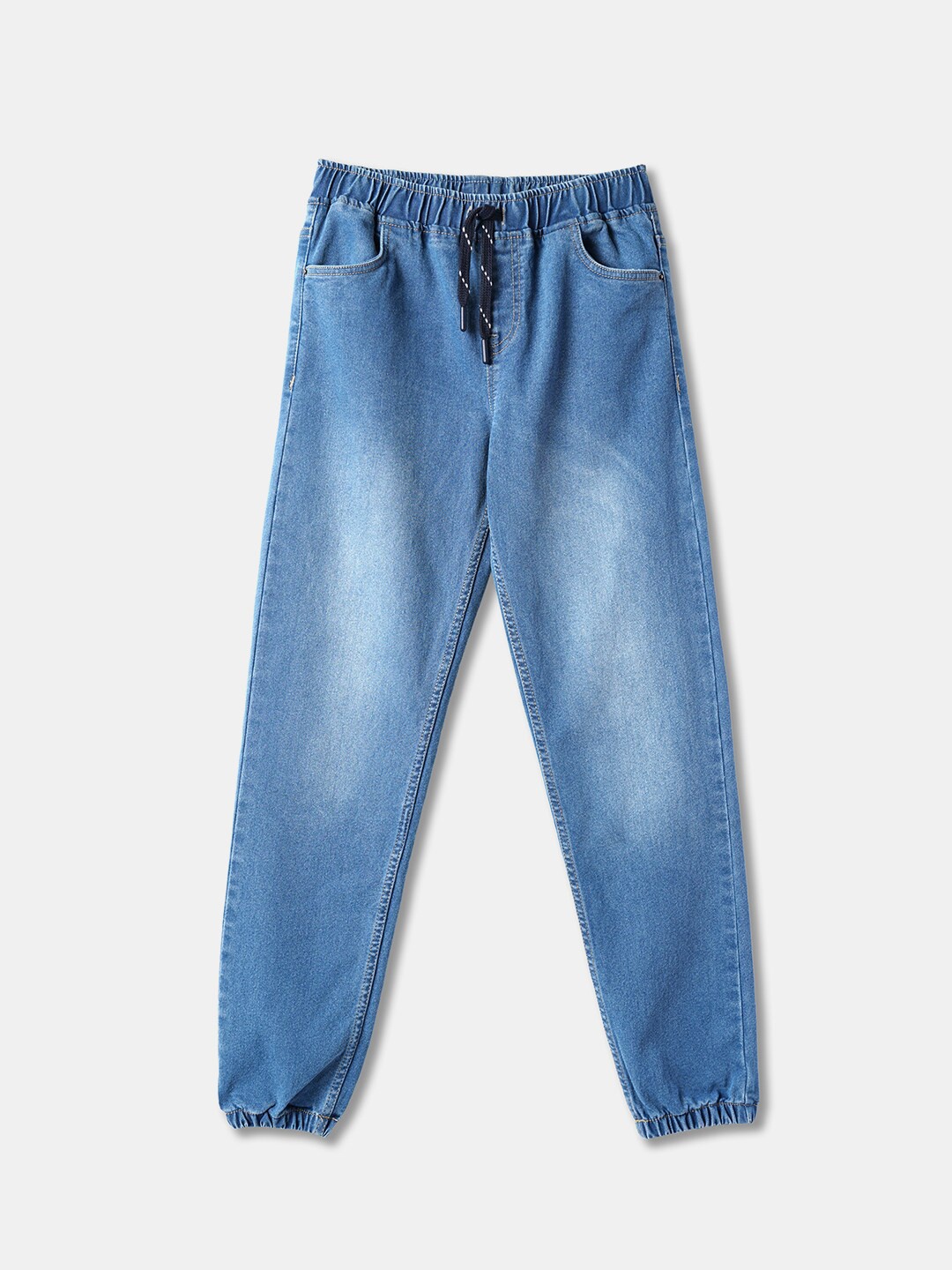 

R&B Boys Relaxed Fit Heavy Fade Jeans, Blue