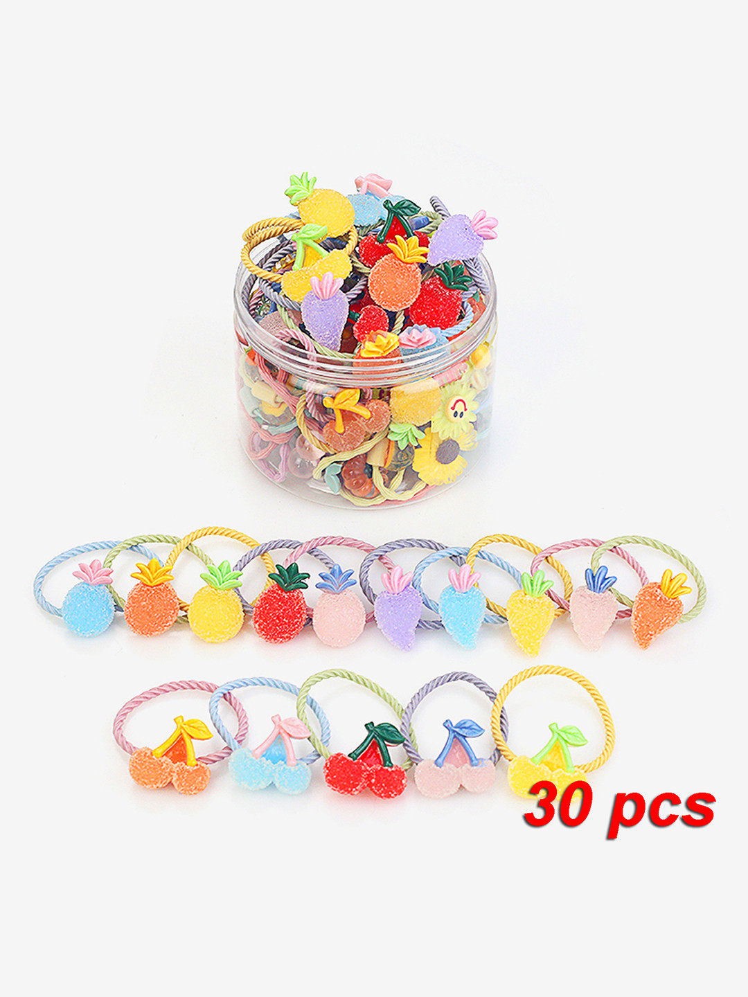 

Shining Diva Fashion Girls Set Of 30 Hairband, Yellow