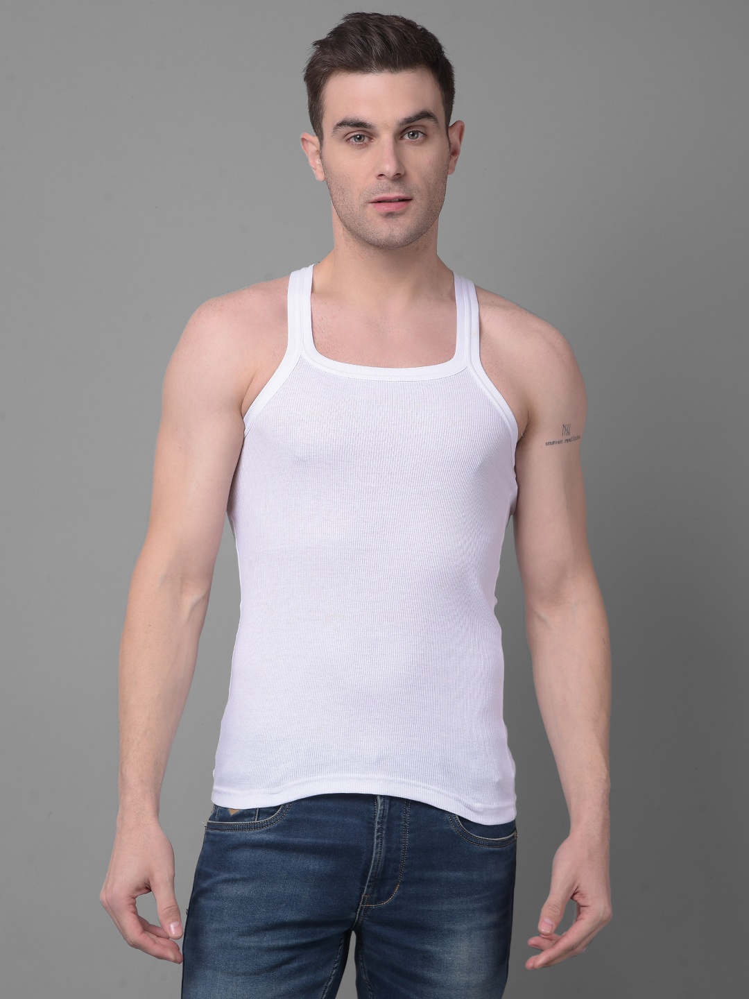 

Dollar Bigboss Assorted Combed Cotton Racerback Styled Gym Vests MBB-01-PO1-CO5-S24