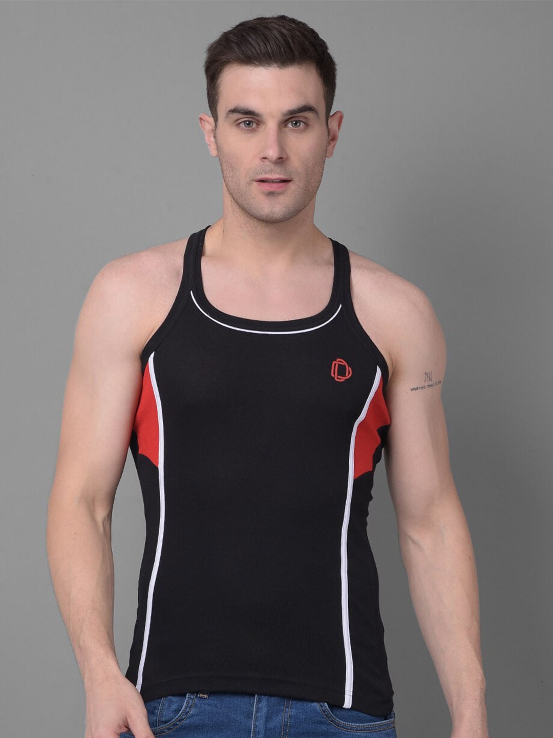 

Dollar Bigboss Assorted Cotton Racerback Styled Gym Vest