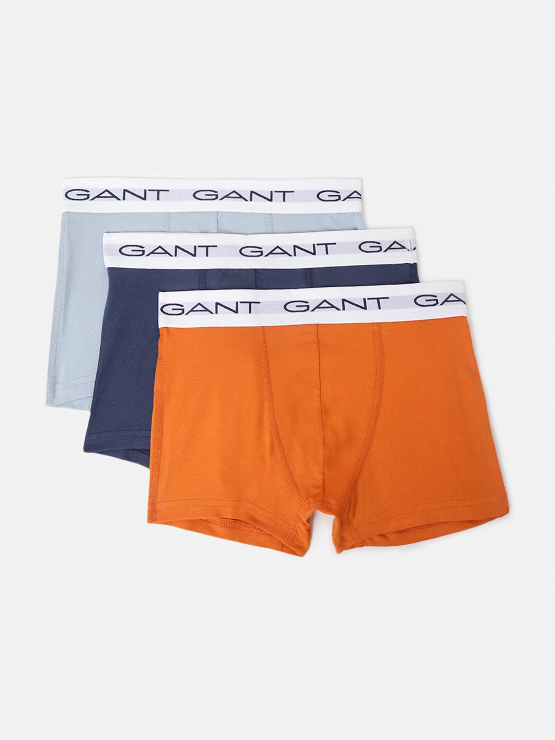 

GANT Boys Pack Of 3 Mid-Rise Trunks GKS24-902345003402, Navy blue