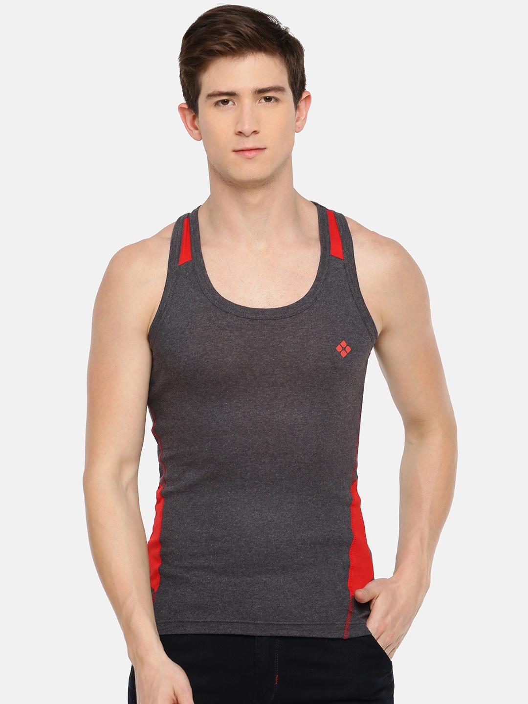 

Dollar Bigboss Assorted Cotton Racerback Styled Gym Vest