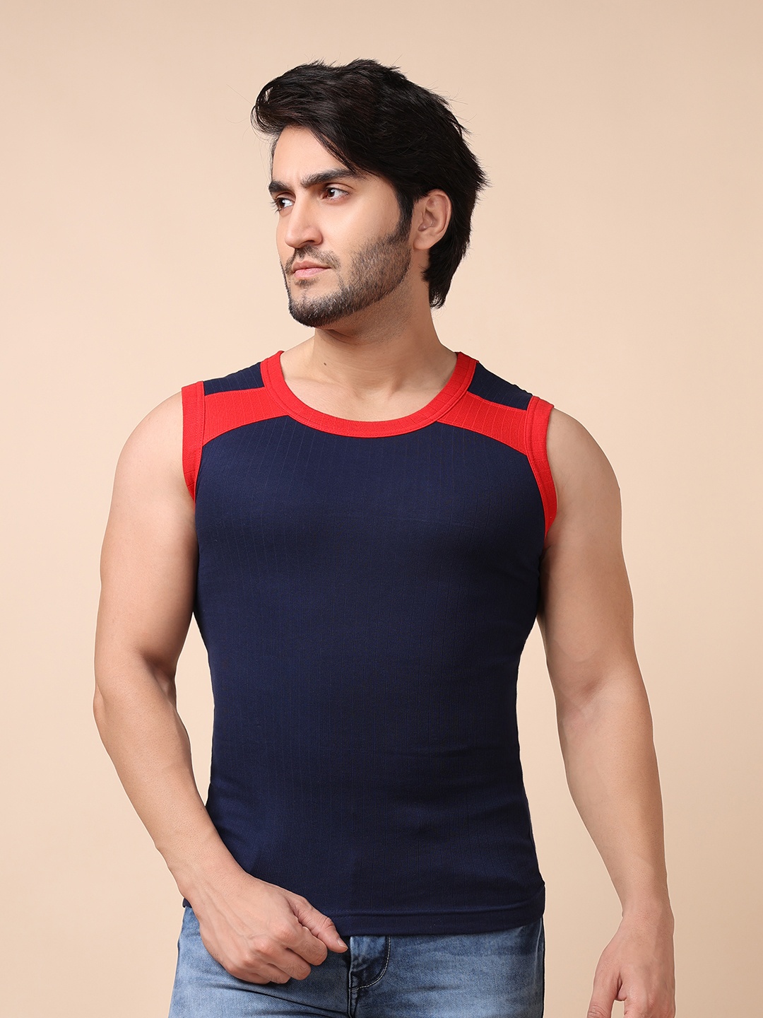 

Dollar Bigboss Assorted Combed Cotton Racerback Styled Gym Vest