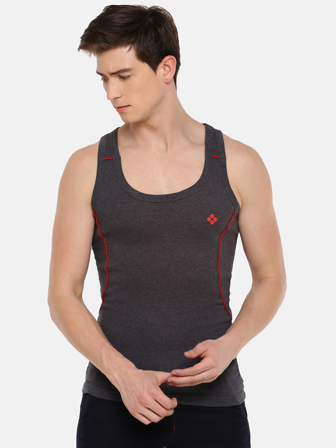 Dollar Bigboss Assorted Cotton Racerback Styled Gym Vest