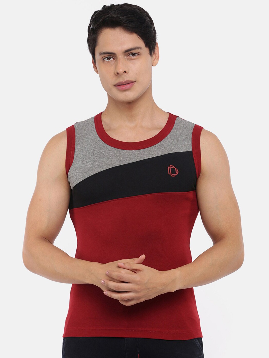

Dollar Bigboss Combed Cotton Racerback Styled Gym Vest, Assorted