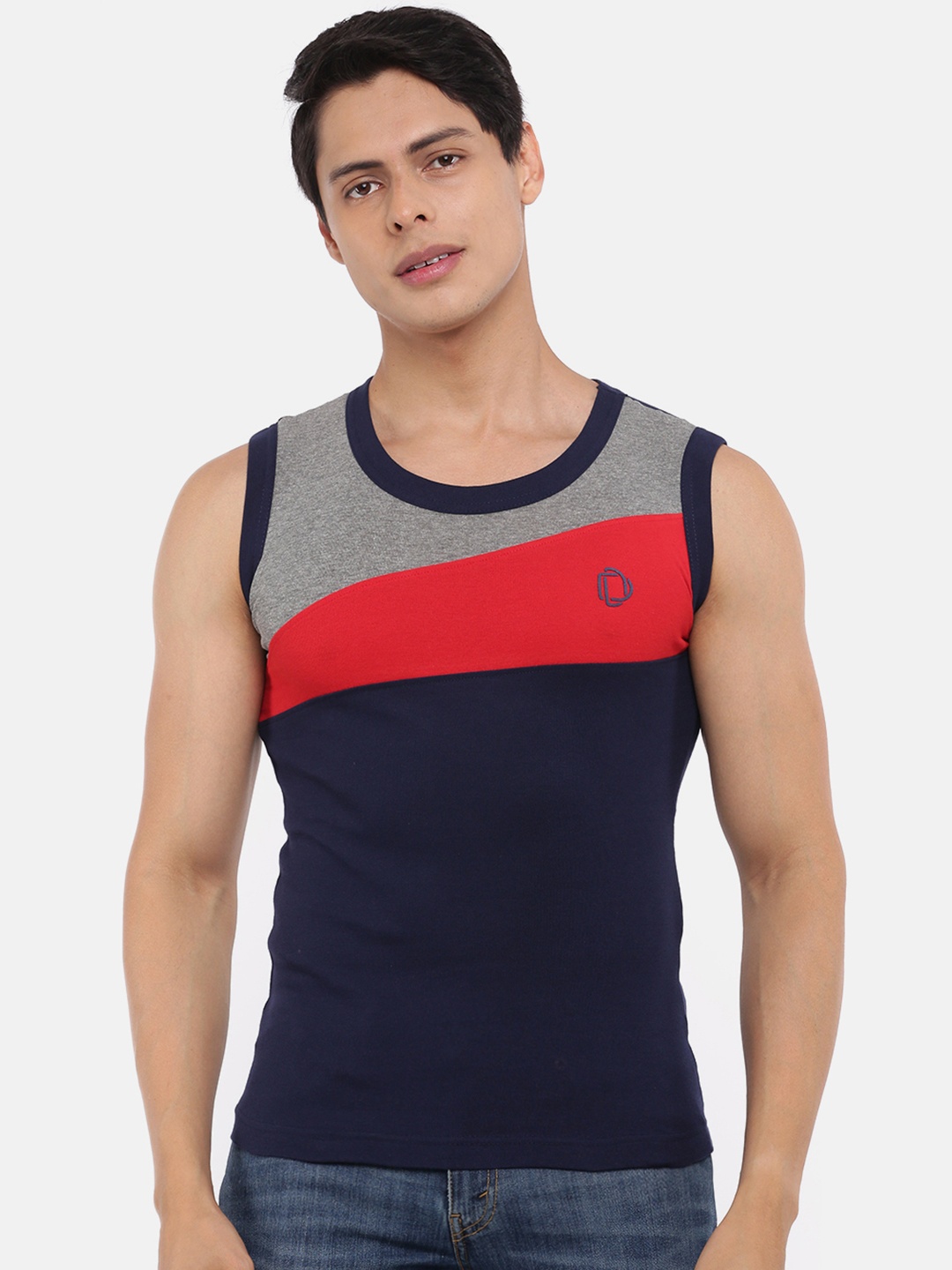 

Dollar Bigboss Assorted Ribbed Combed Cotton Racerback Styled Gym Vest MBB-13-PO1-CO5-S24