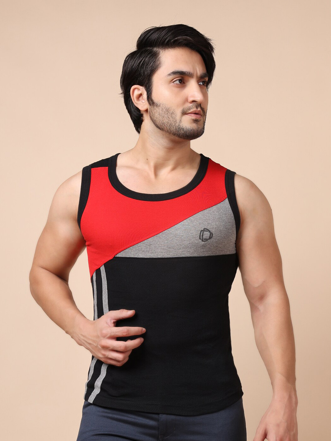 

Dollar Bigboss Assorted Combed Cotton Racerback Styled Gym Vest