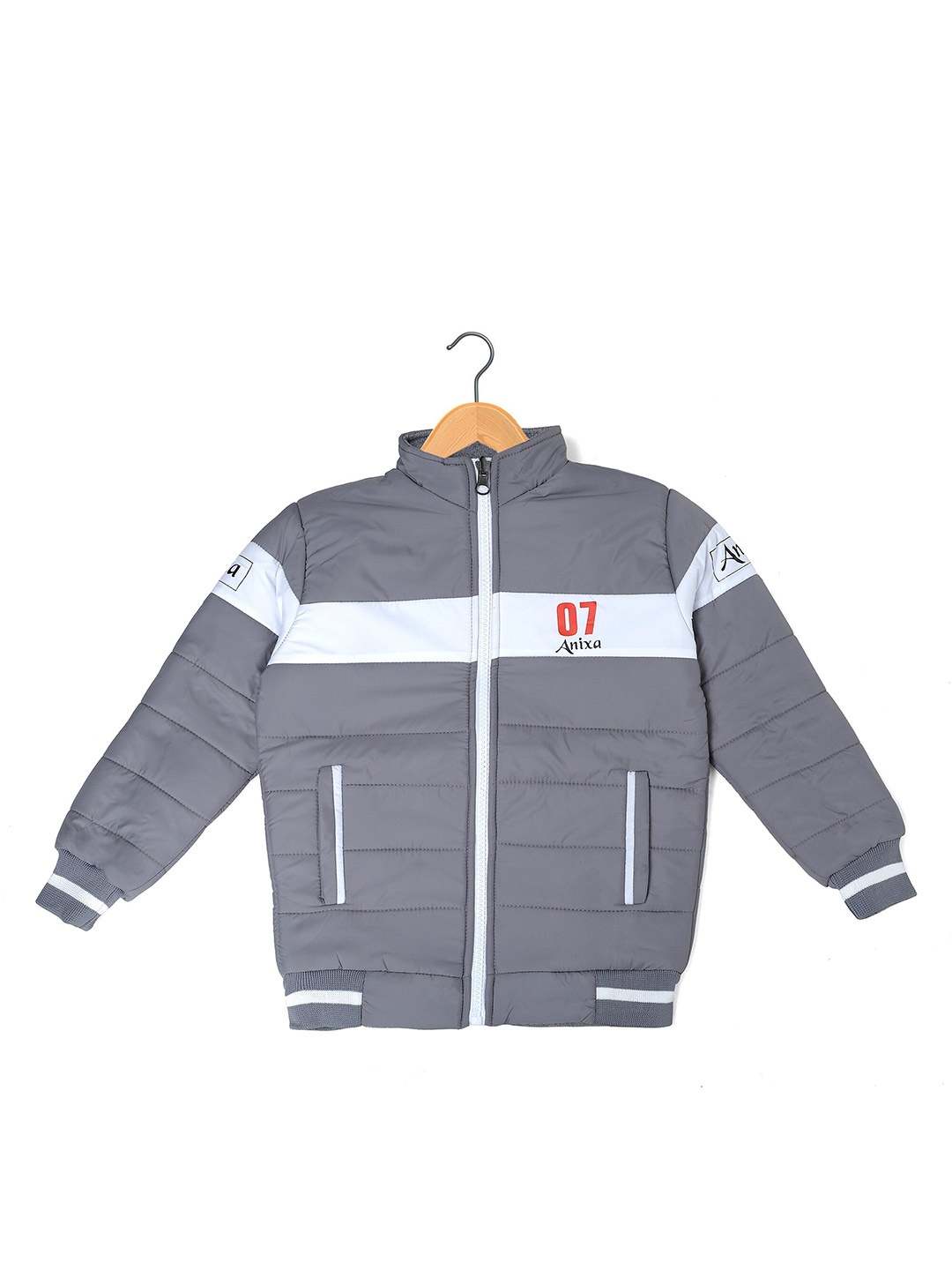 

Anixa Boys Lightweight Padded Jacket, Grey