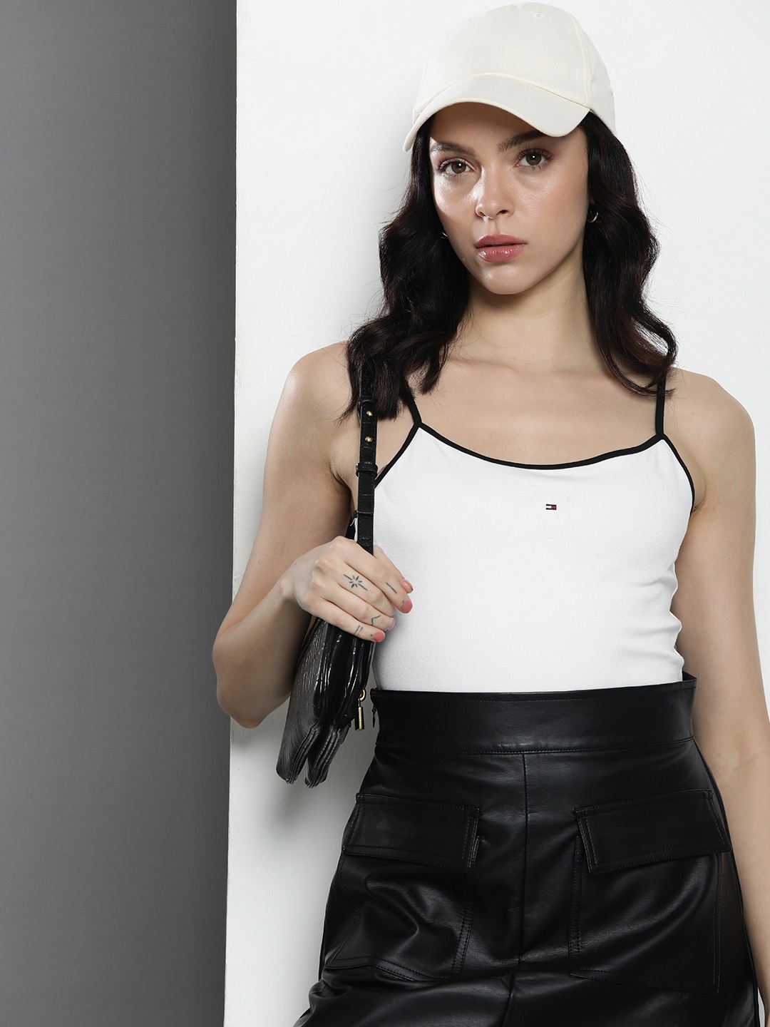 

Tommy Hilfiger Shoulder Straps Top, White