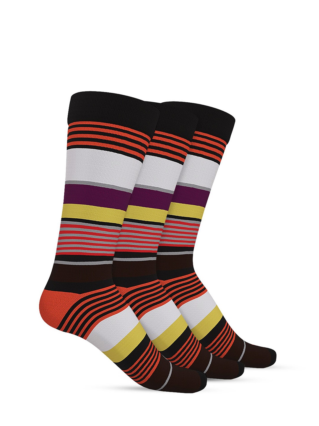 

TalkingSox Pack Of 3 Patterned Calf Length Socks, Red