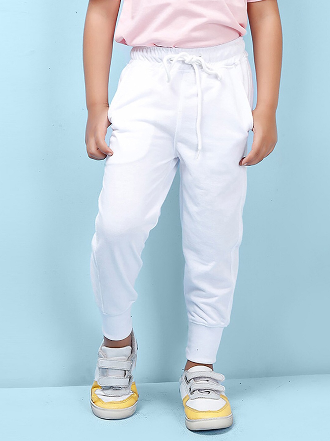 

BAESD Kids Mid-Rise Joggers, White