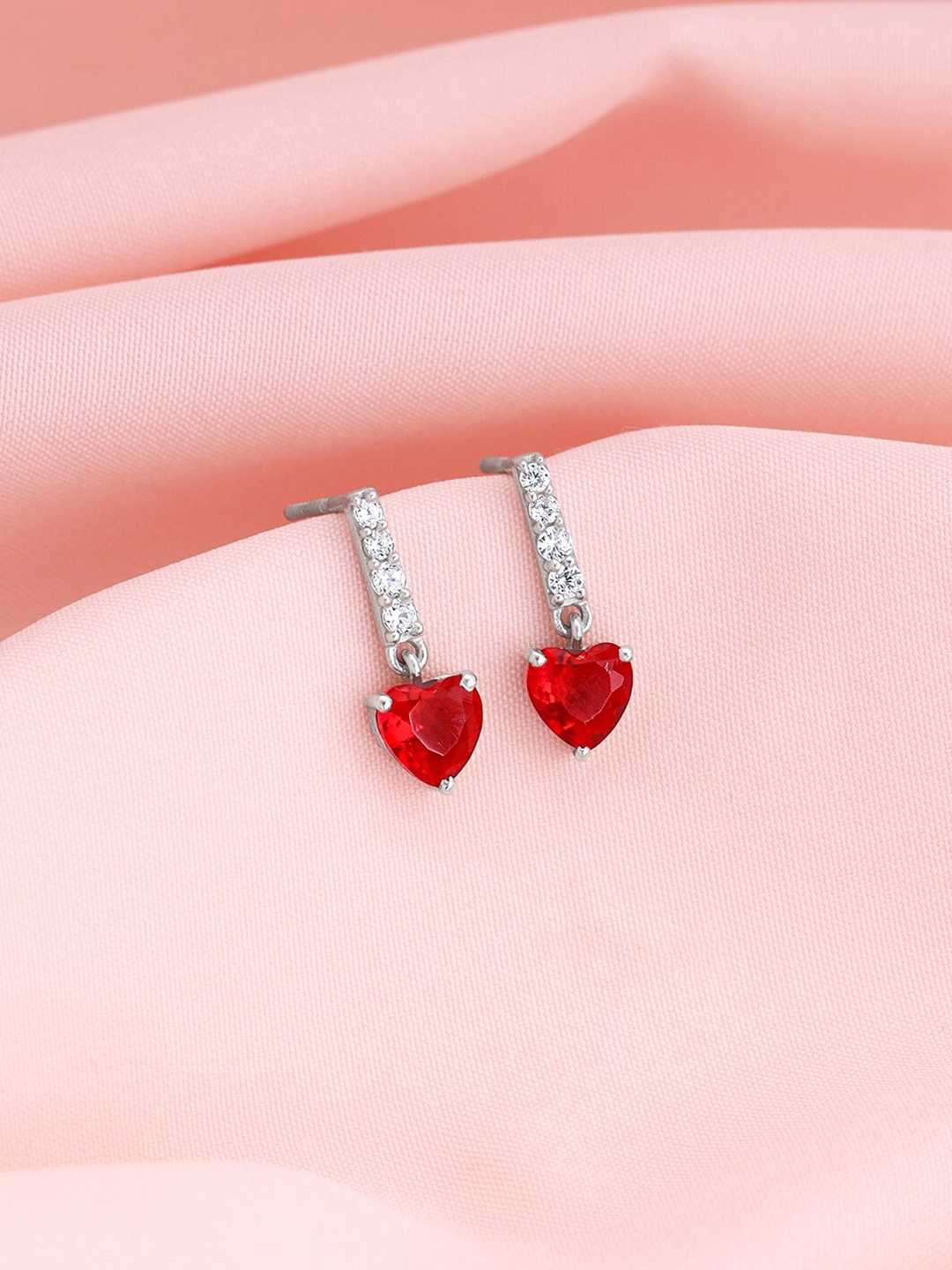 

GIVA Rhodium-Plated Sterling Silver Contemporary Drop Earrings