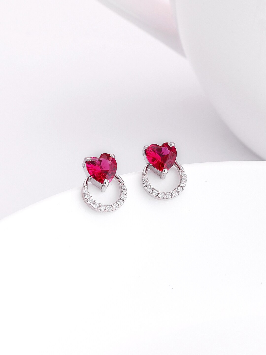 

GIVA Rhodium Plated Sterling Silver Studs Earrings