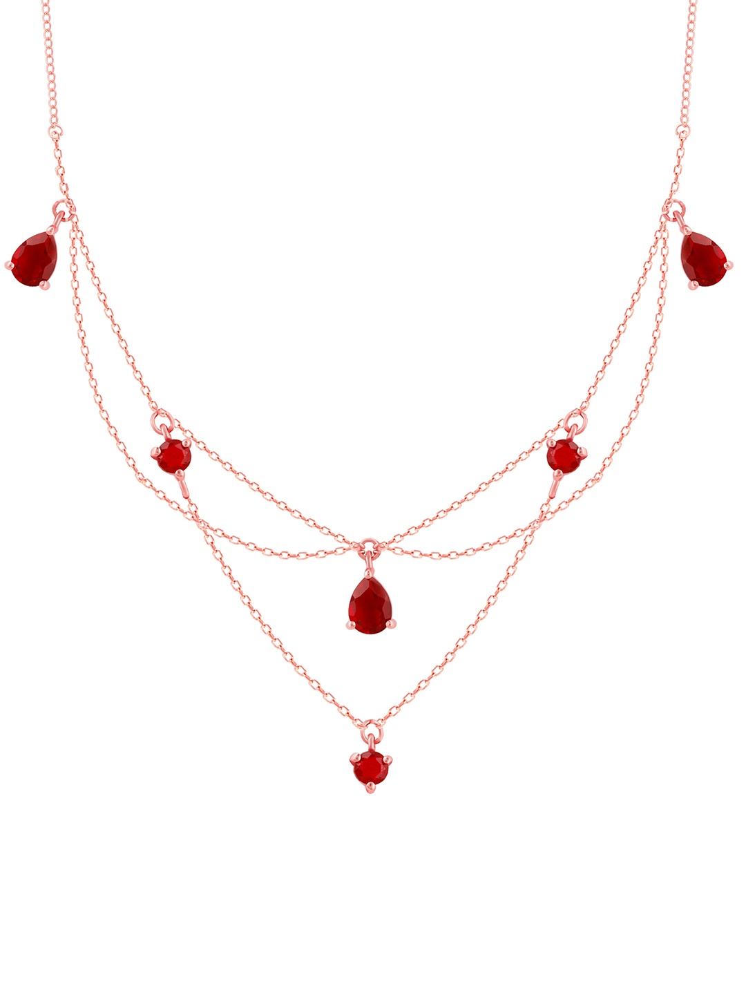 

GIVA Rose Gold-Plated 925 Sterling Silver Necklace