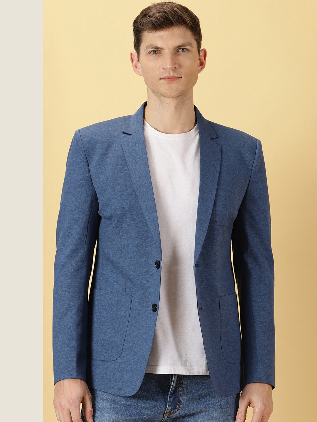 

Thomas Scott Slim Fit Single-Breasted Casual Blazer, Blue