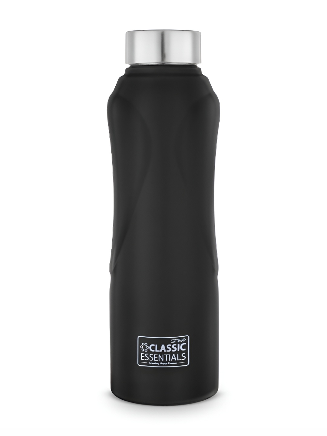 

Classic Essentials Black Stainless Steel Single Wall Curve Water Bottle- 1 L