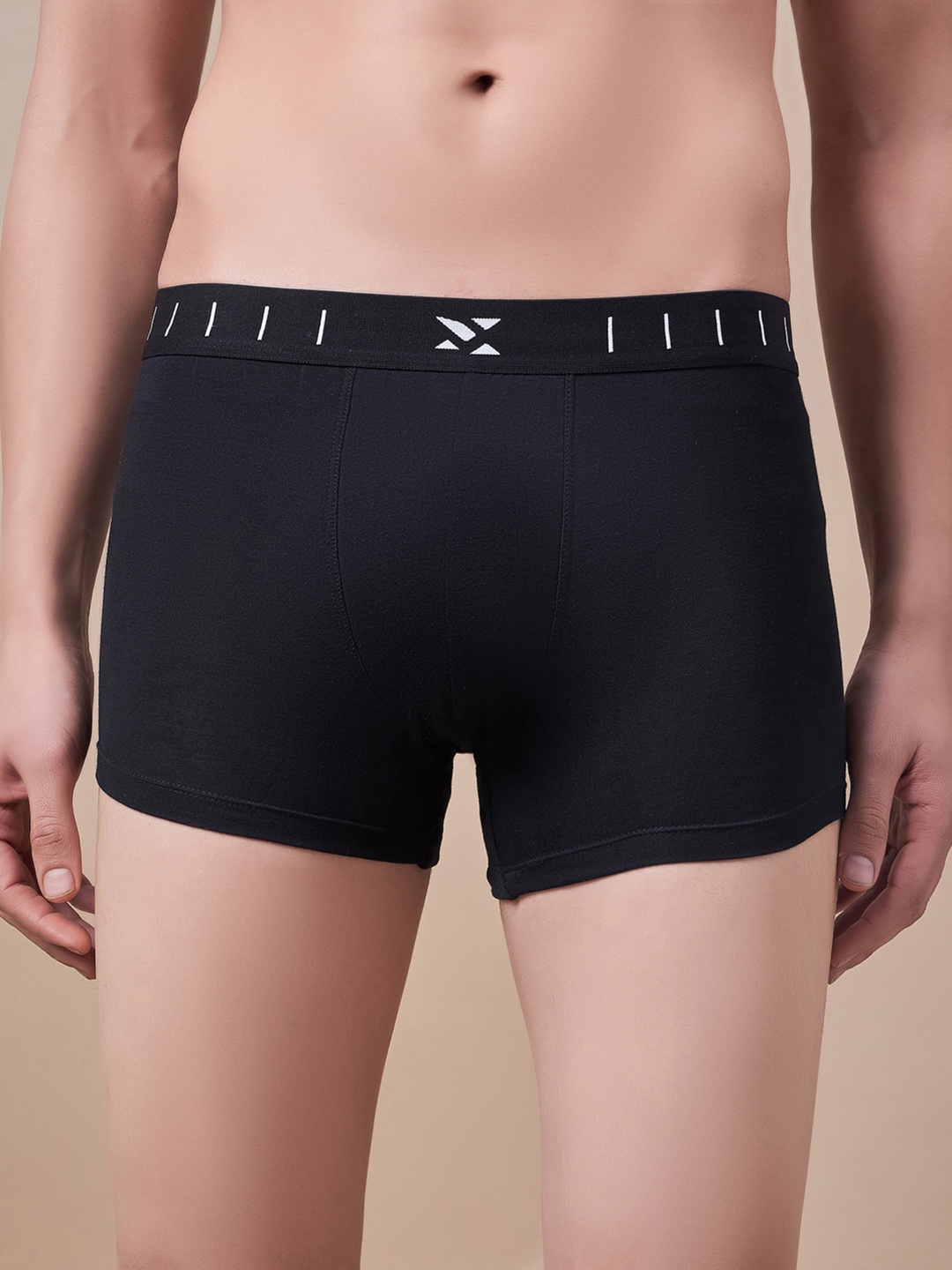 

Masch Sports Pack Of 2 Antimicrobial Trunks TRK-2-SOL-EI-BLK-BLK, Black