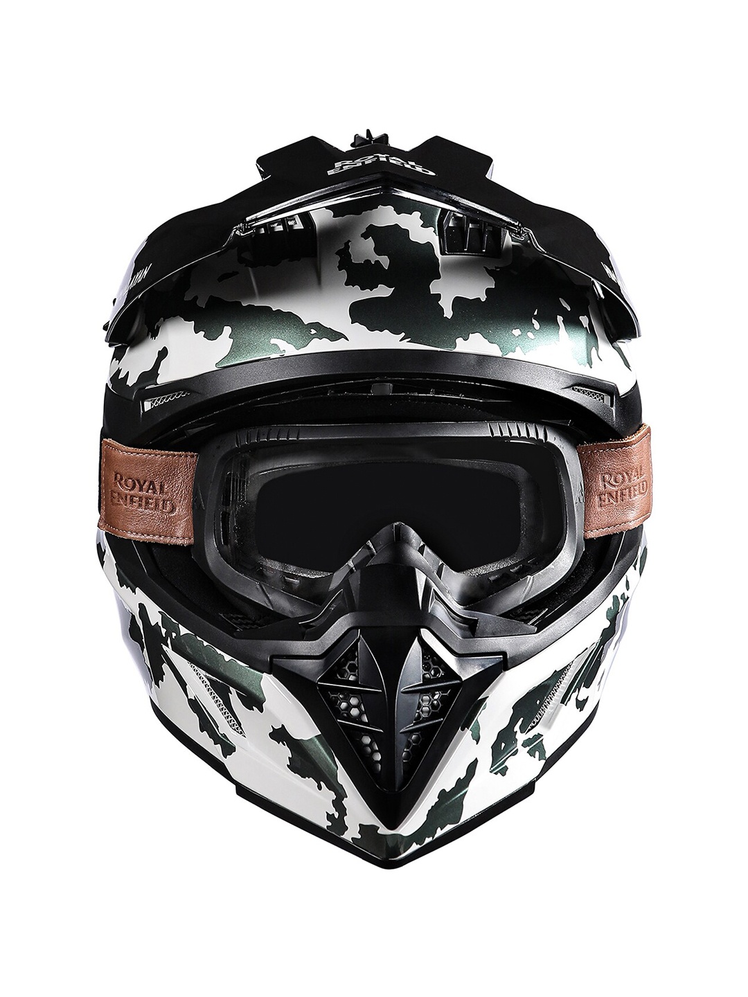 

Royal Enfield Optimus MX Helmet, Black