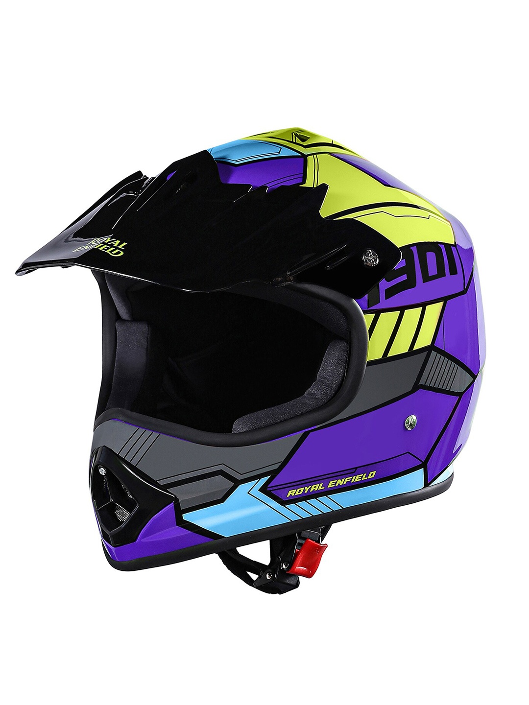 

Royal Enfield Motocross Kids Helmet, Purple