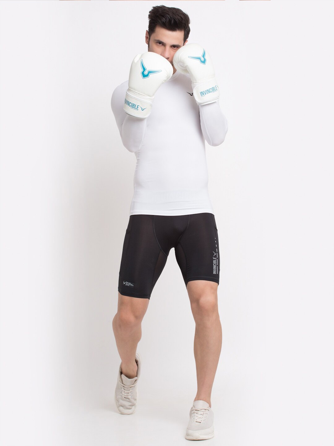 

Invincible Men Ghost Compression Shorts, Black