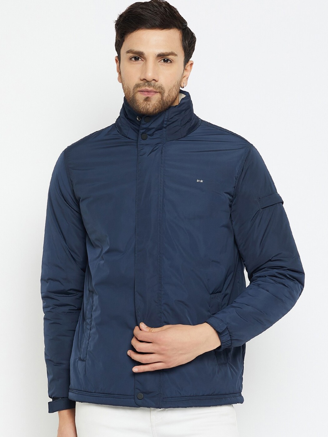 

Okane Lightweight Hooded Padded Jacket, Navy blue