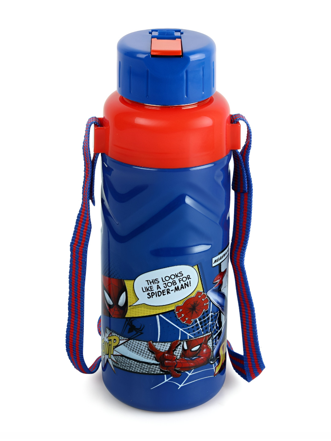 

Cello Blue & Red Cartoon Characters Stainless Steel Vacuum Insulated Water Bottle 600 ml